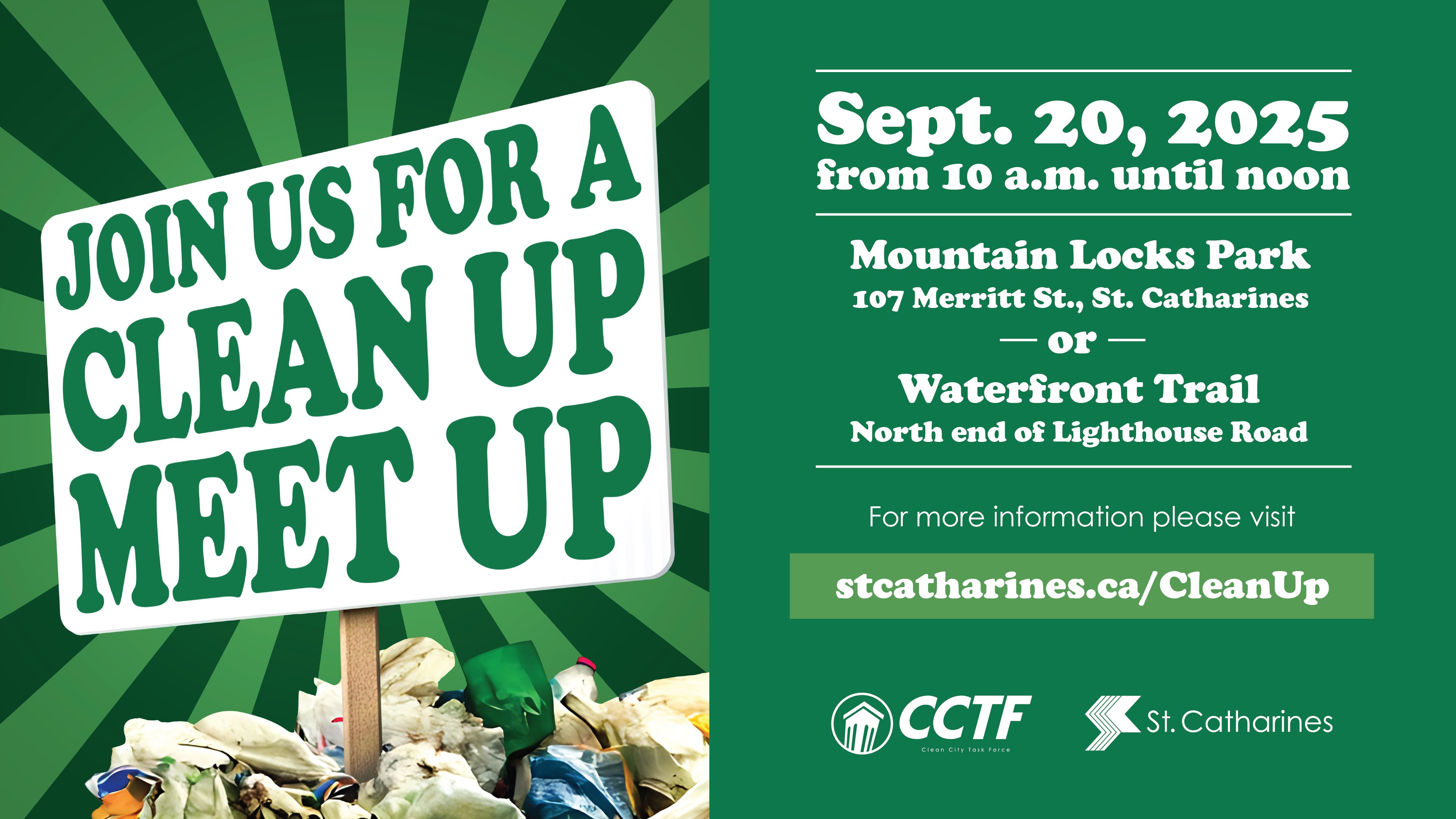 Clean Up Meet Up on Sept 20