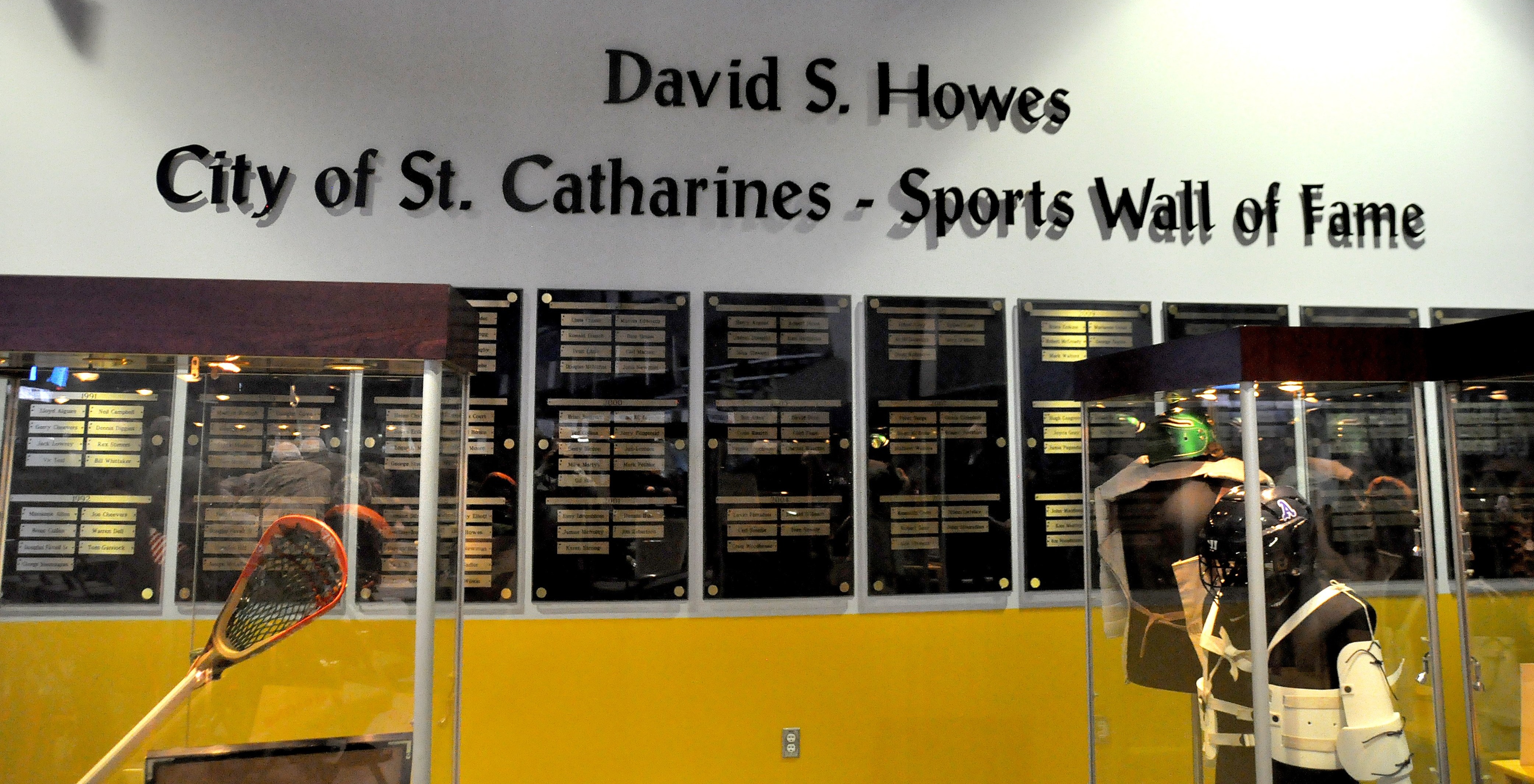 St Catharines Sports Hall of Fame, including the wall of fame