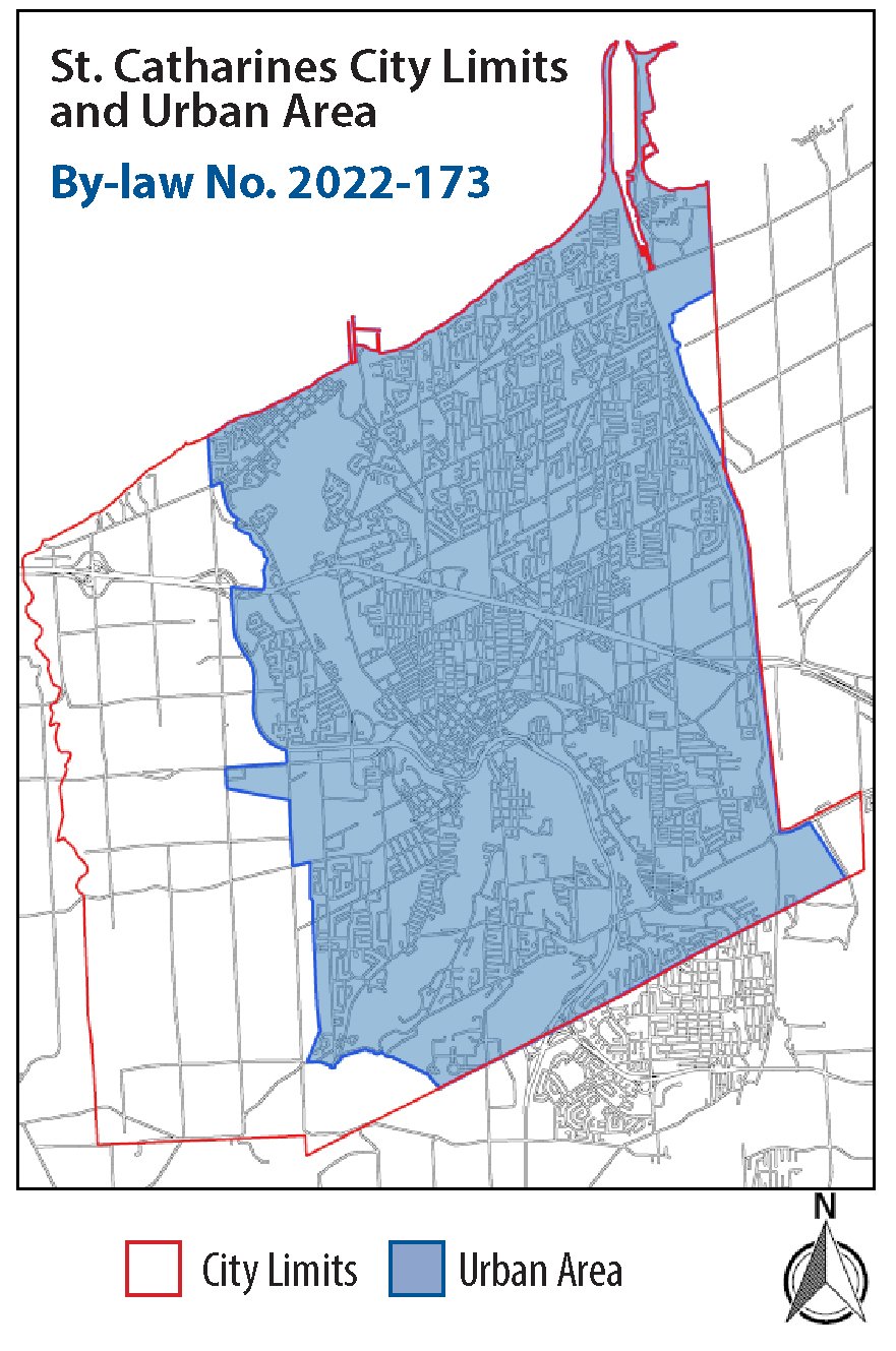 St. Catharines City Limits and Urban Area