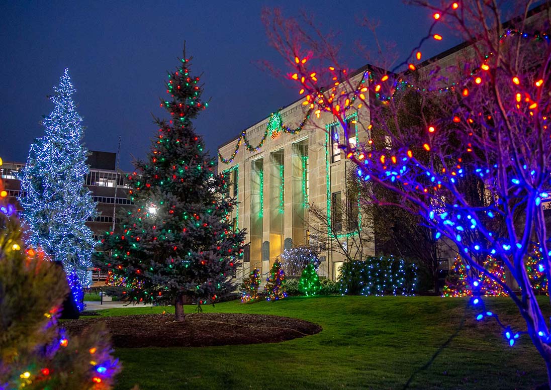 Let It Glow lighting display at City Hall