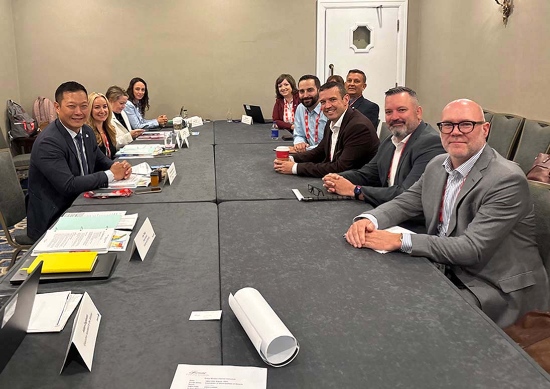 The St. Catharines' delegation meets with Minister of Tourism, Culture and Gaming Stan Cho at the recent 2025 AMO Conference in Ottawa, Ont.