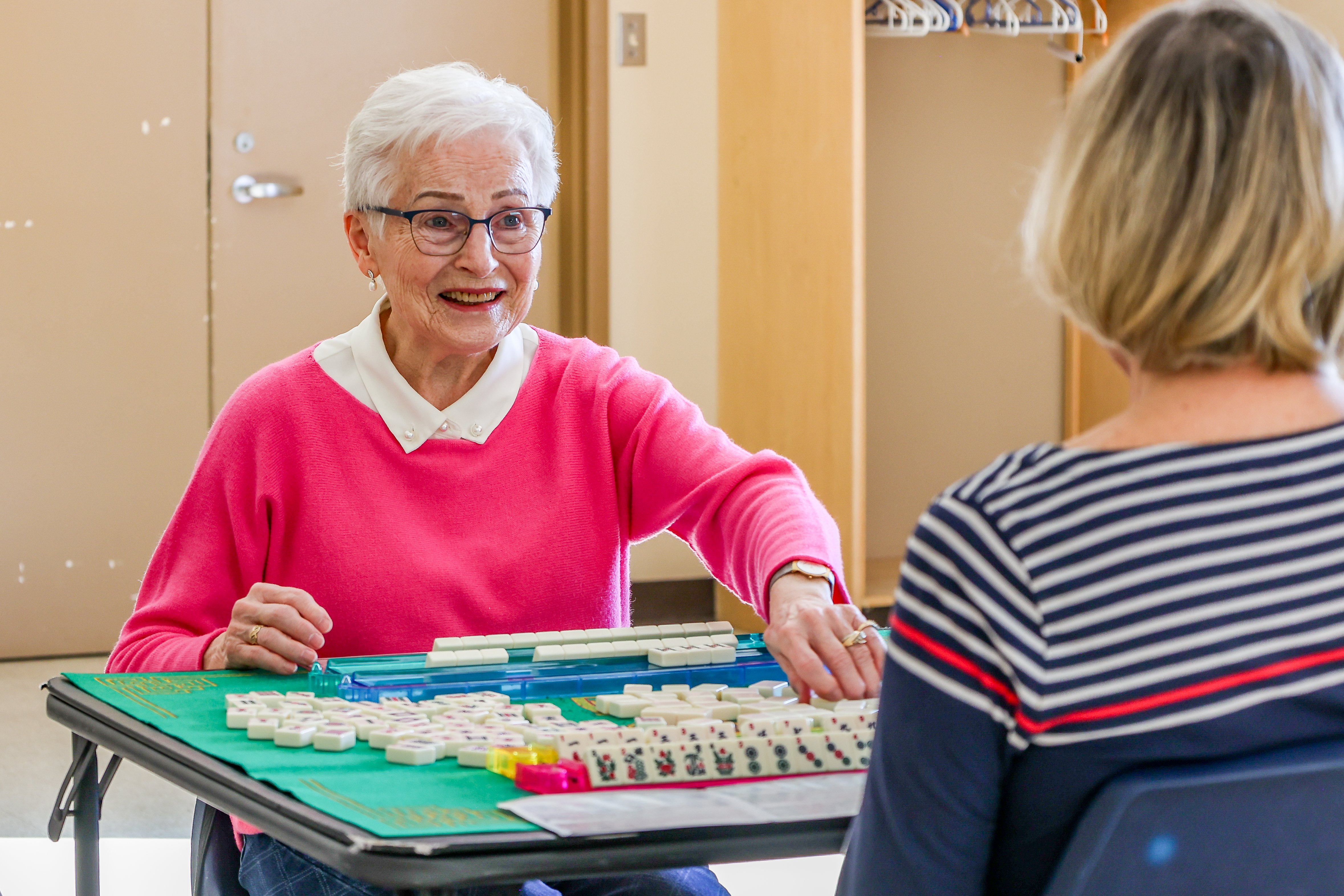 Play Mahjong at Russell Avenue Community Centre.