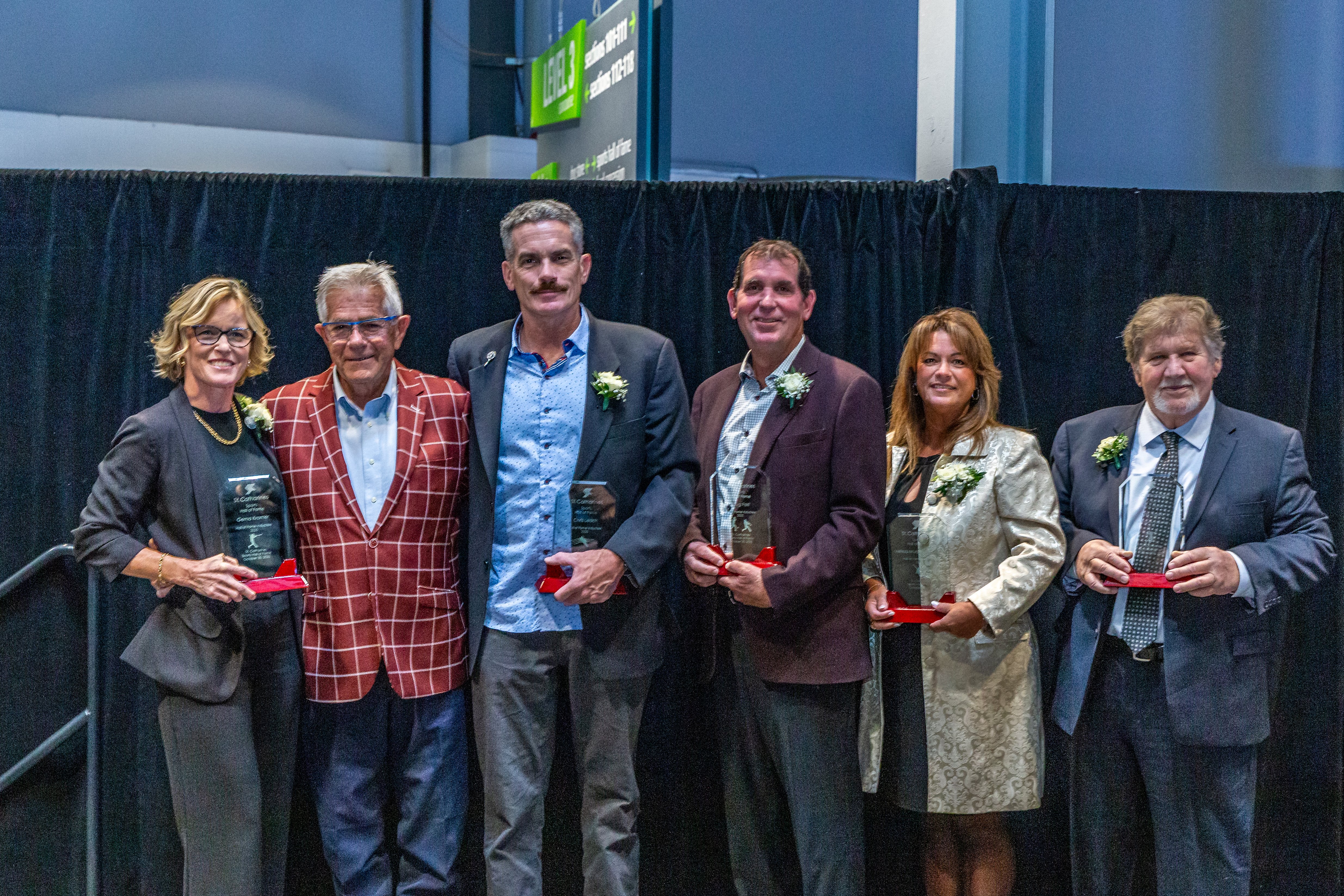 Five distinguished athletes and builders of sport in the city joined the St. Catharines Sports Hall of Fame.