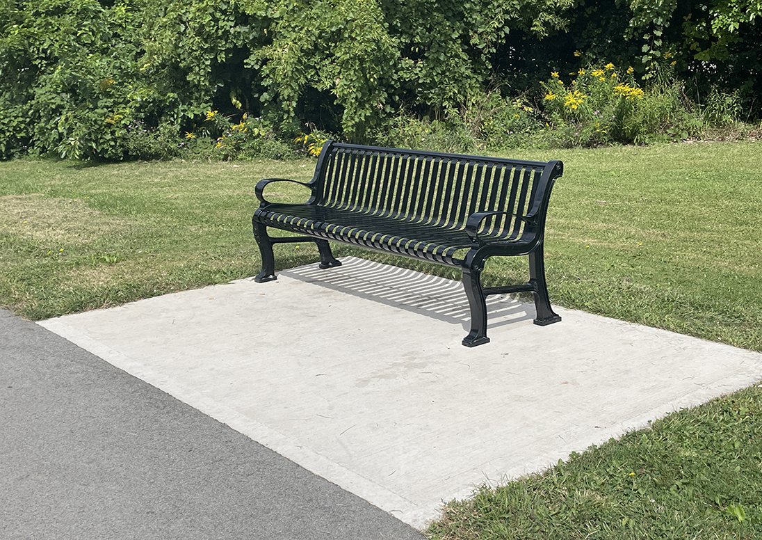 Bench at Fairview Park