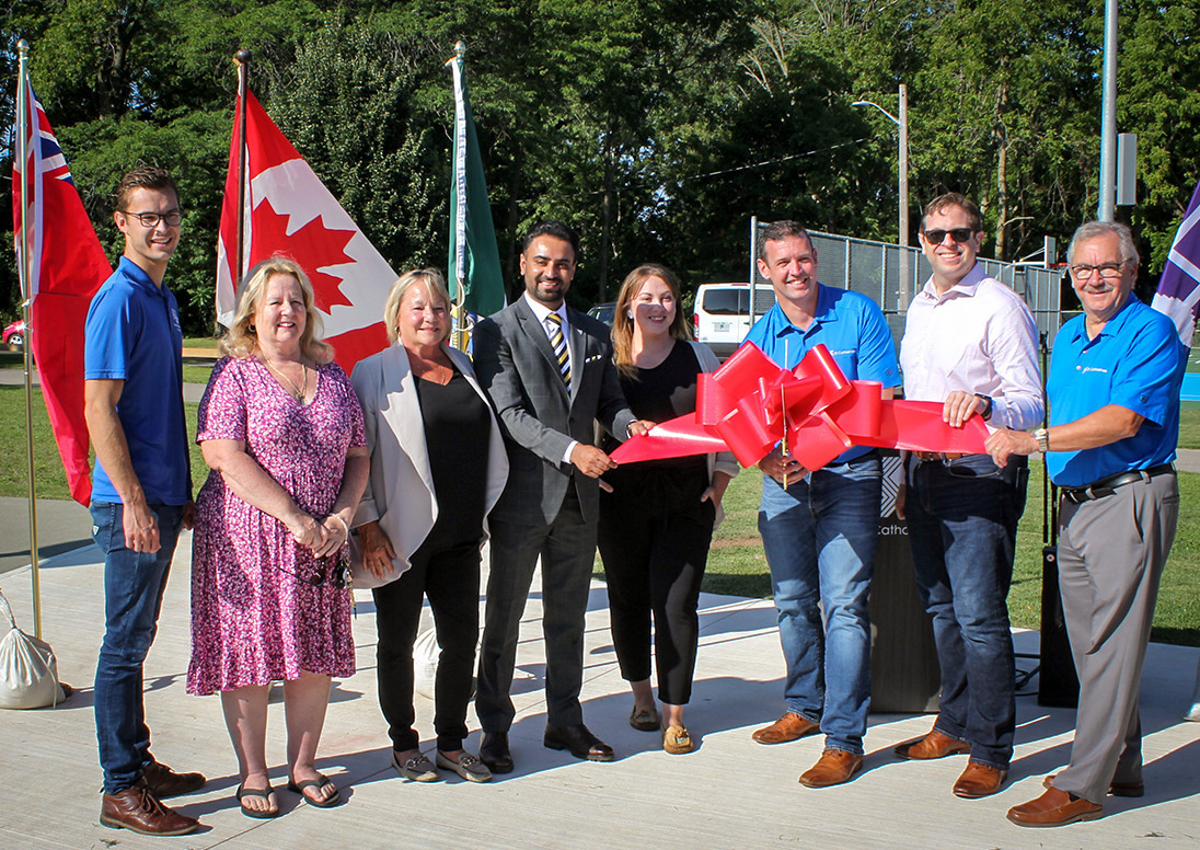 Bogart Street Park reopens featuring renovations and art installation St. Catharines