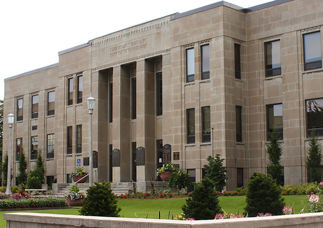 A photo of City Hall.