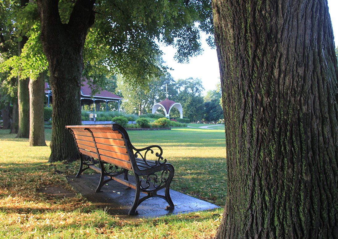 Bench at Montebello Park