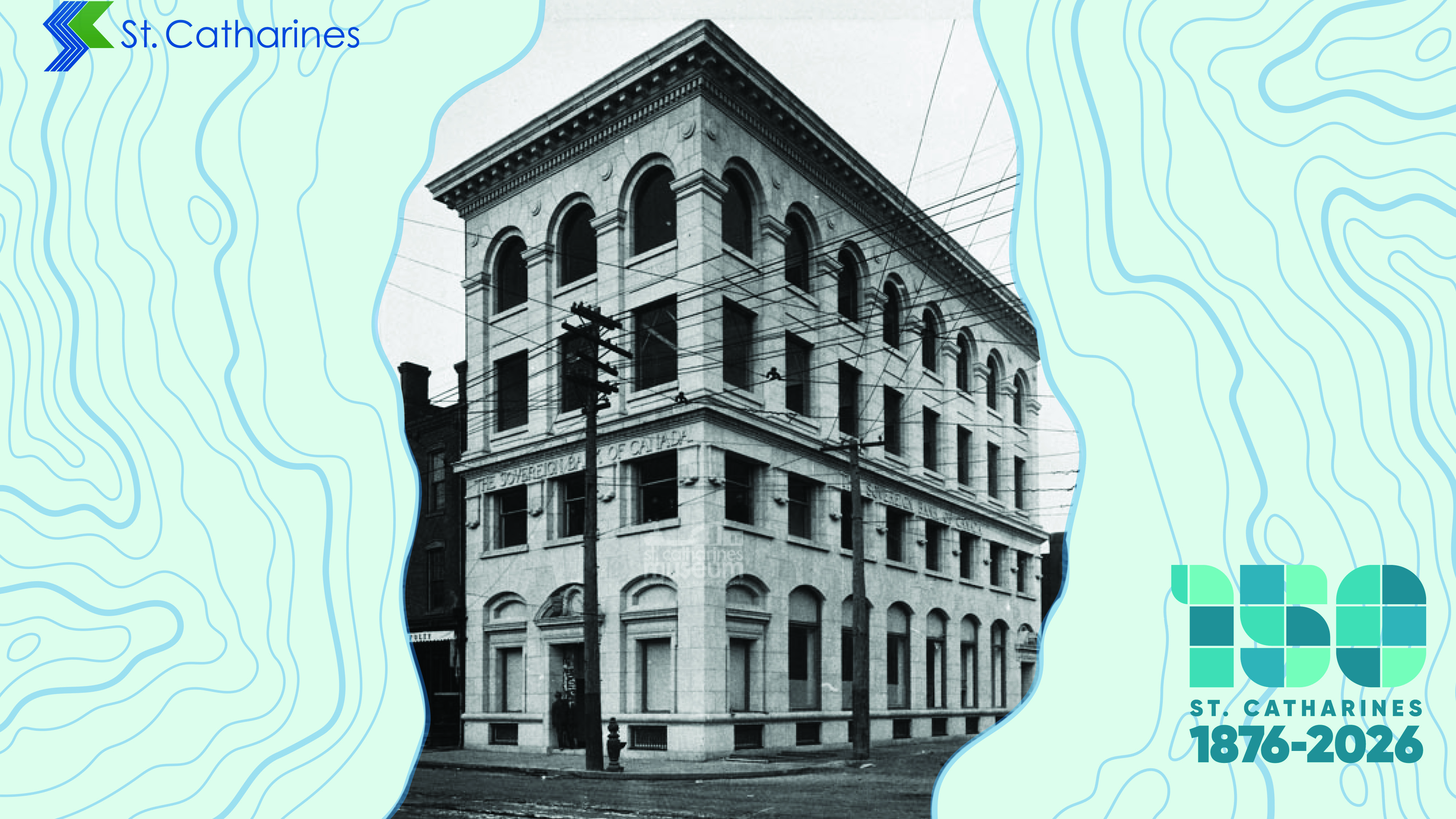 The Sovereign Bank of Canada during its construction in 1907. 