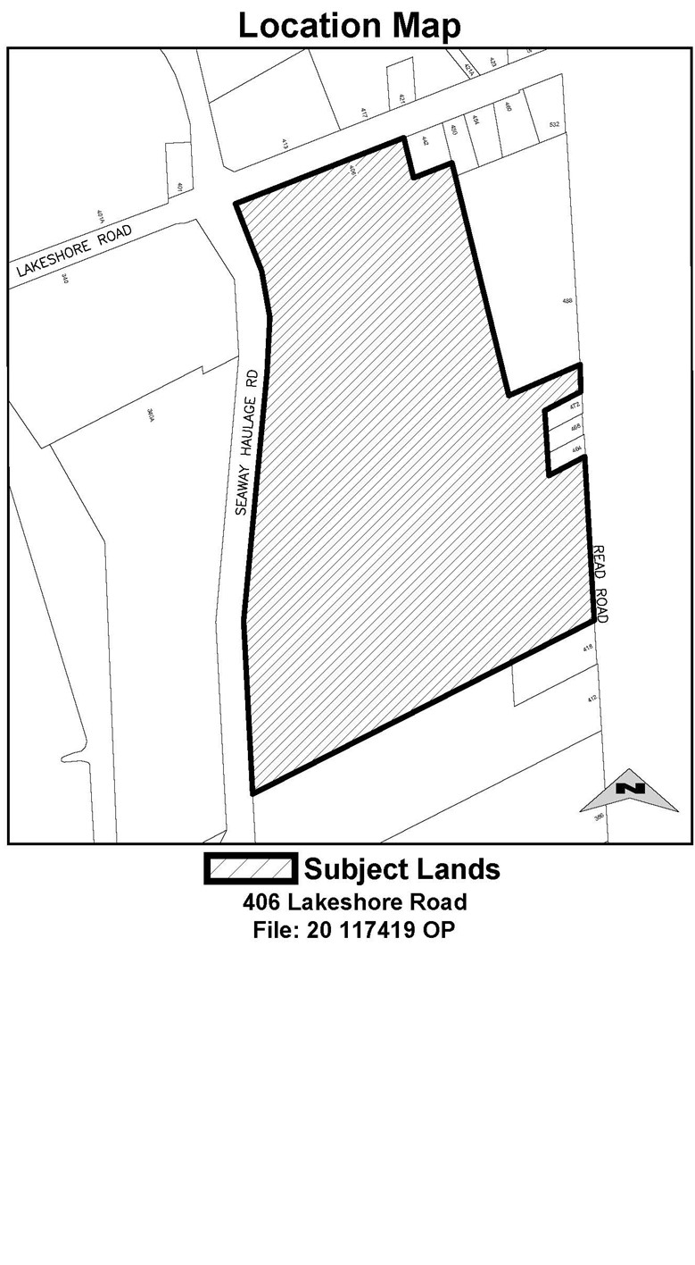 Map of 406 Lakeshore Road