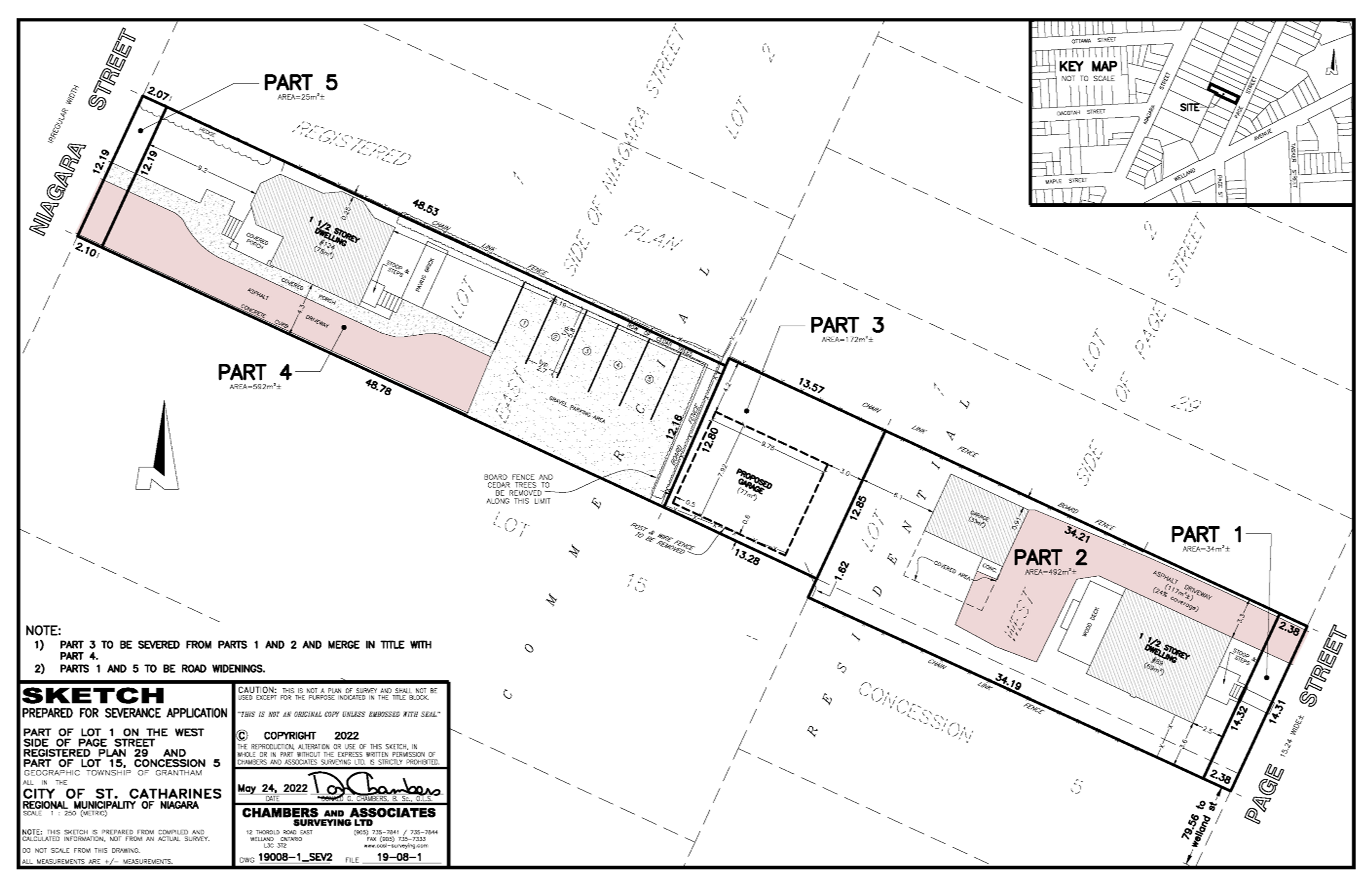 Map of plans for 89 Page Street