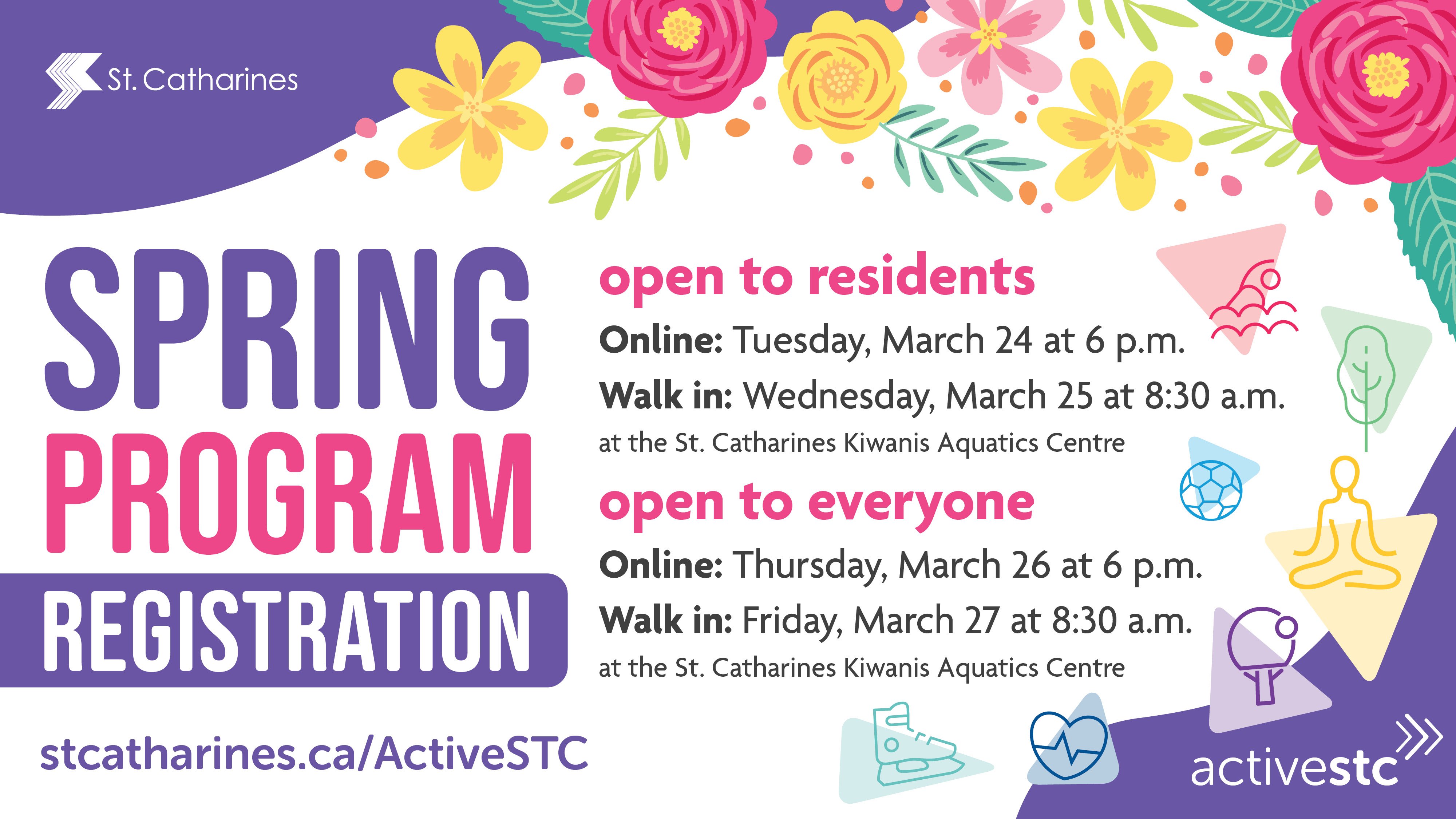 Spring Registration Dates for 2026