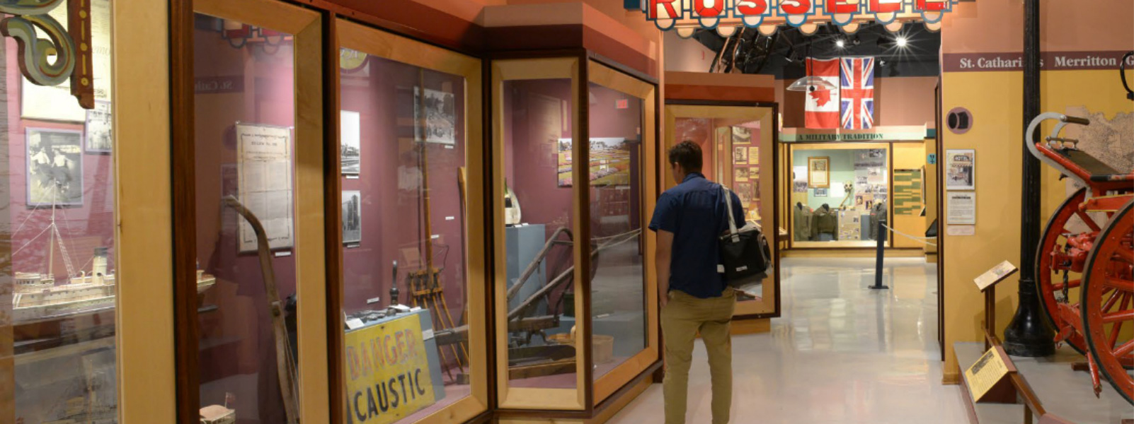 A view of exhibits