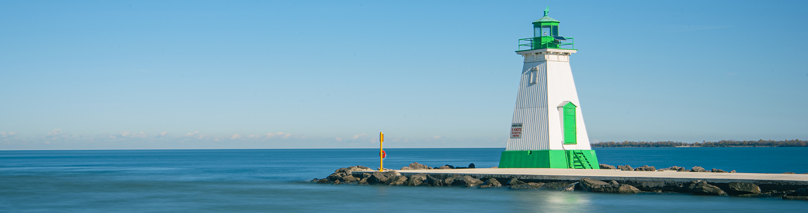 Lighthouse on a sunny day